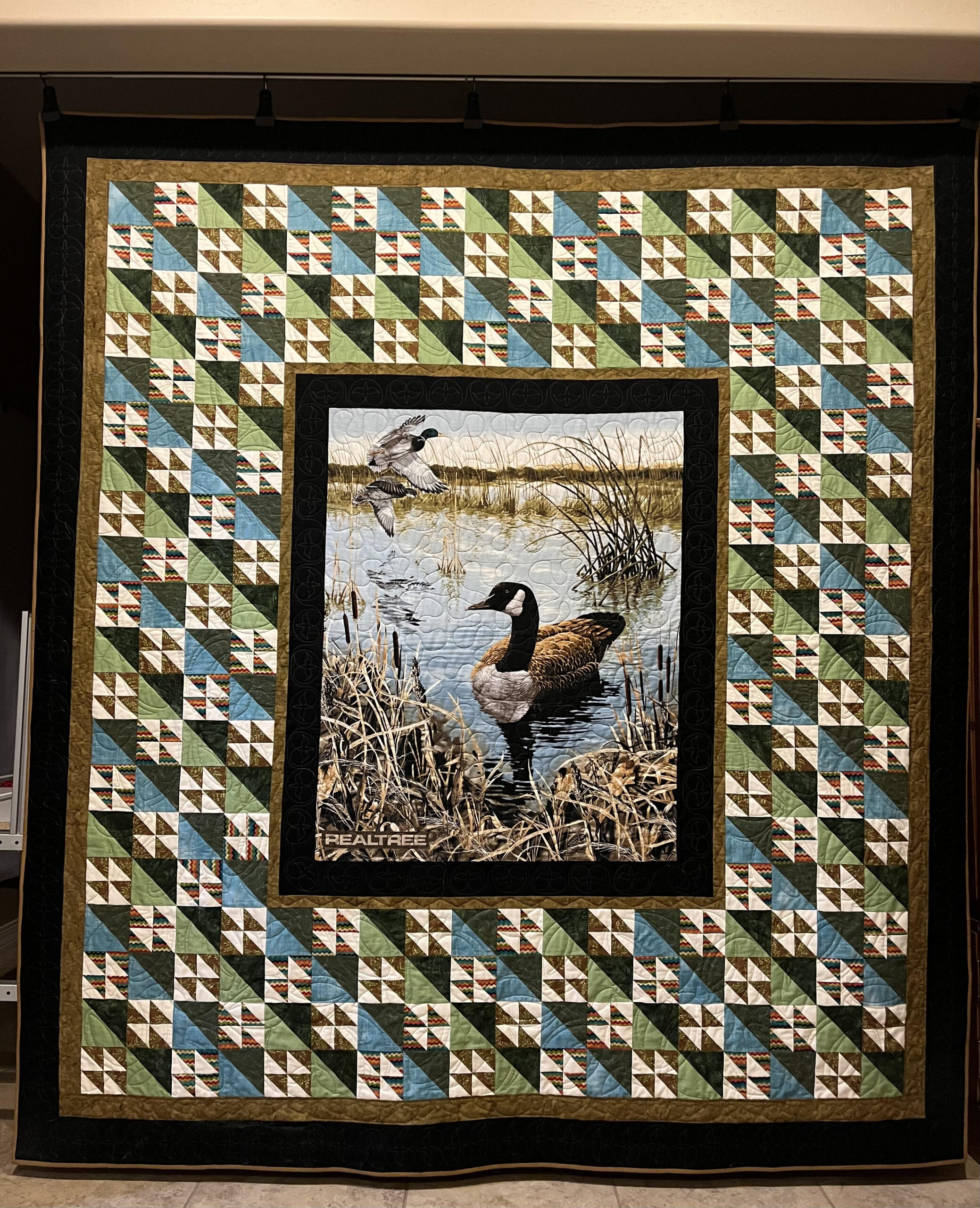 Geese and Duck Quilt