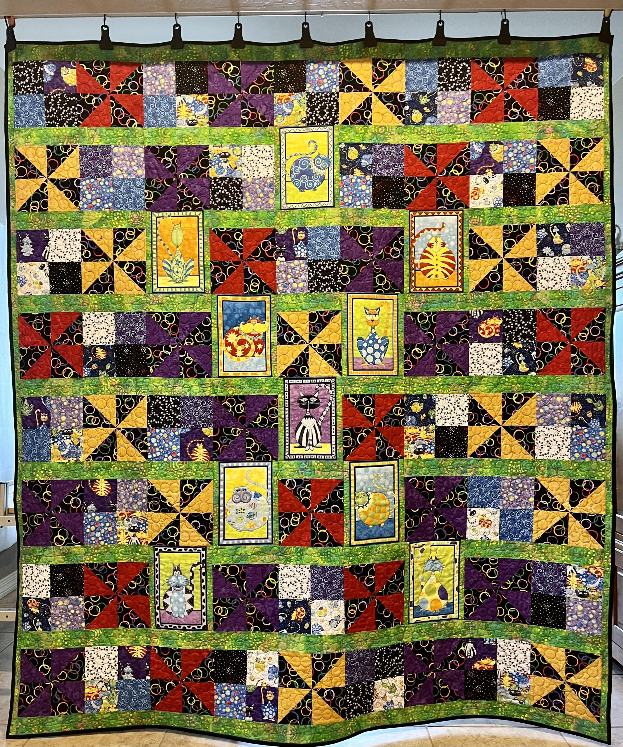 Hannah's Crazy Cat Quilt