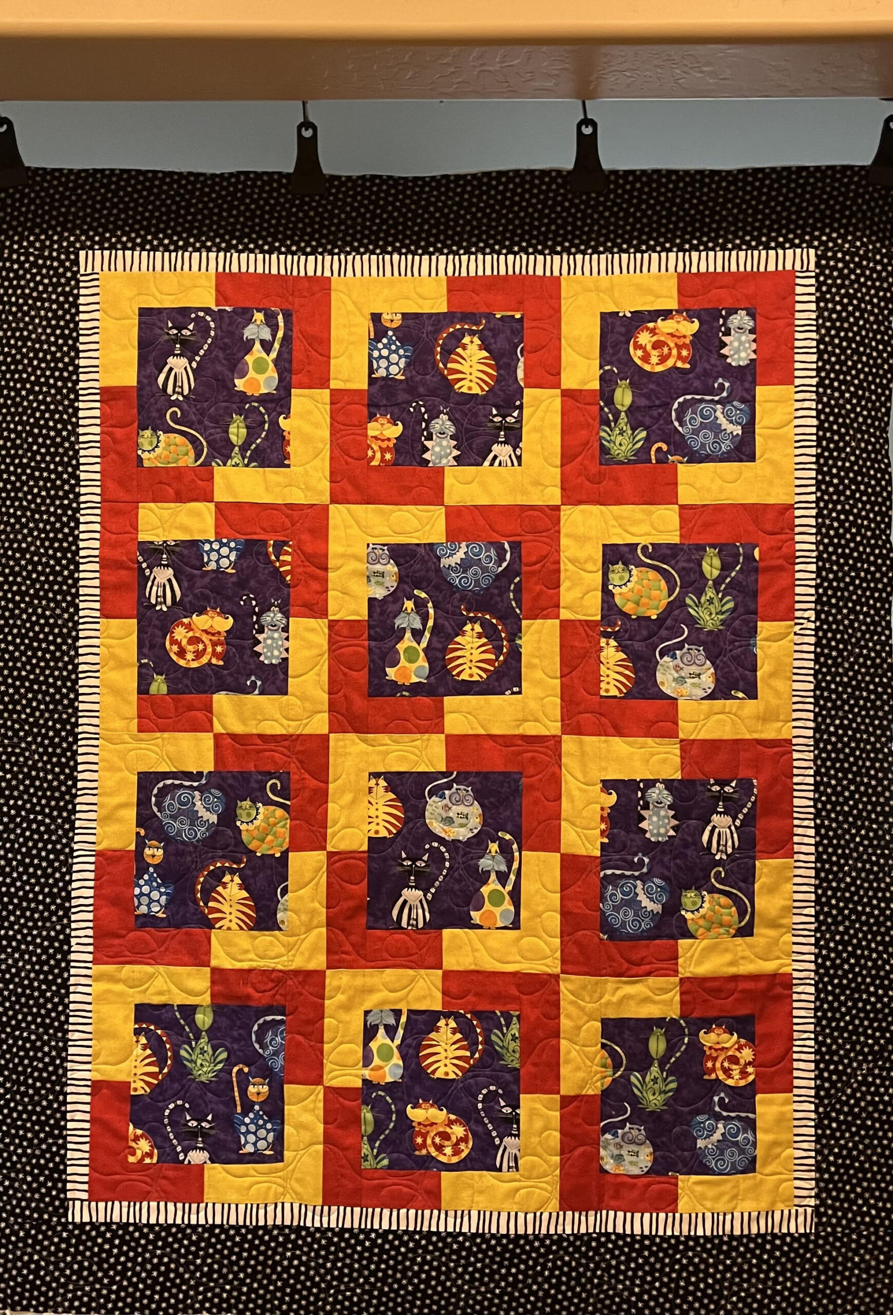 Heidi's Crazy Cat Quilt